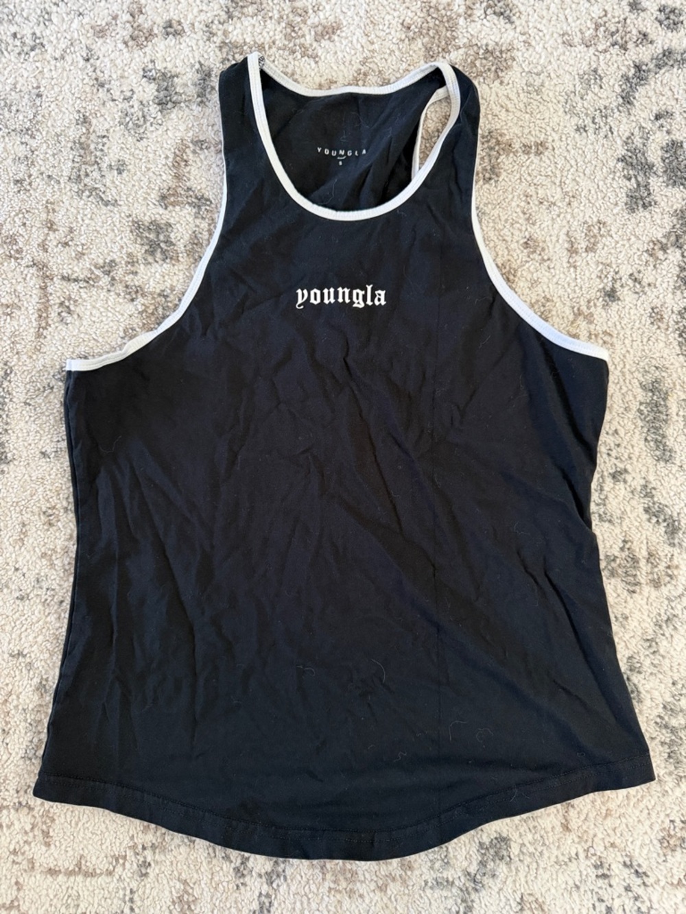 Men’s YoungLA black tank top size small
